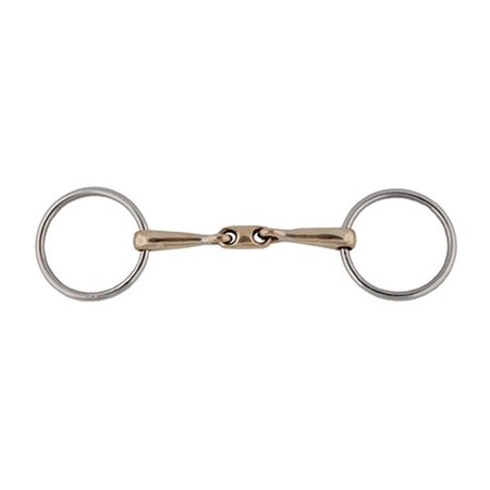 NO SWEAT MY PET 20134-5-3-4 German Silver Elliptical Link Bradoon Bit - 5.75 in. NO2593155